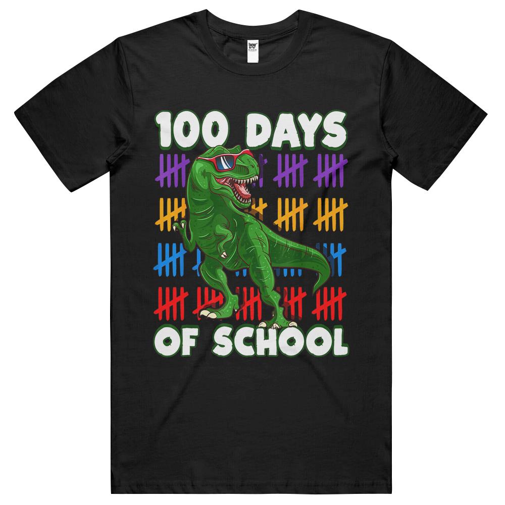 100 Days Of School 100Th Day Dino T Shirts