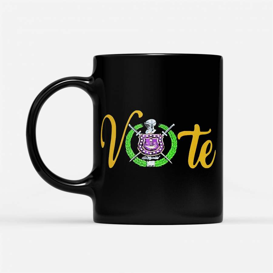 Omega Psi Vote – Black Mug