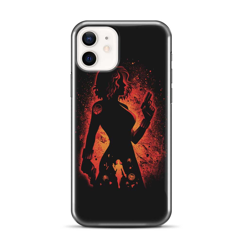 The Charming Black Widow – Phone Case