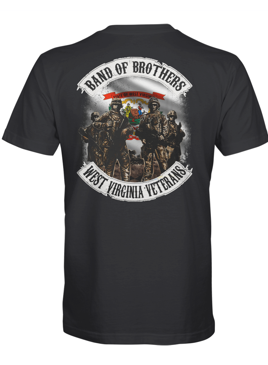 Band Of Brothers West Virginia Veterans – Veteran Tshirt