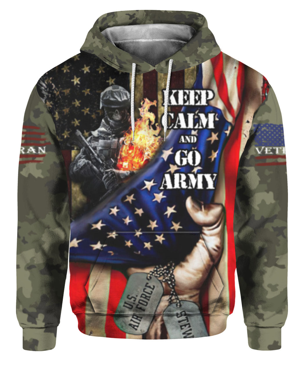 Oragontee Proud To Be An Us Army Veteran 3D All Over Print | For Men & Women | Adult | Hp1406