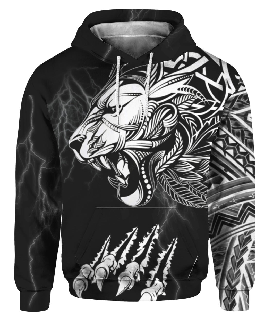 Polynesian Lion All Over Print | Hoodie | For Men & Women | Colorful | Ht4106