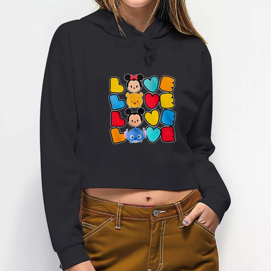 Bawling Bunny Crop Hoodie