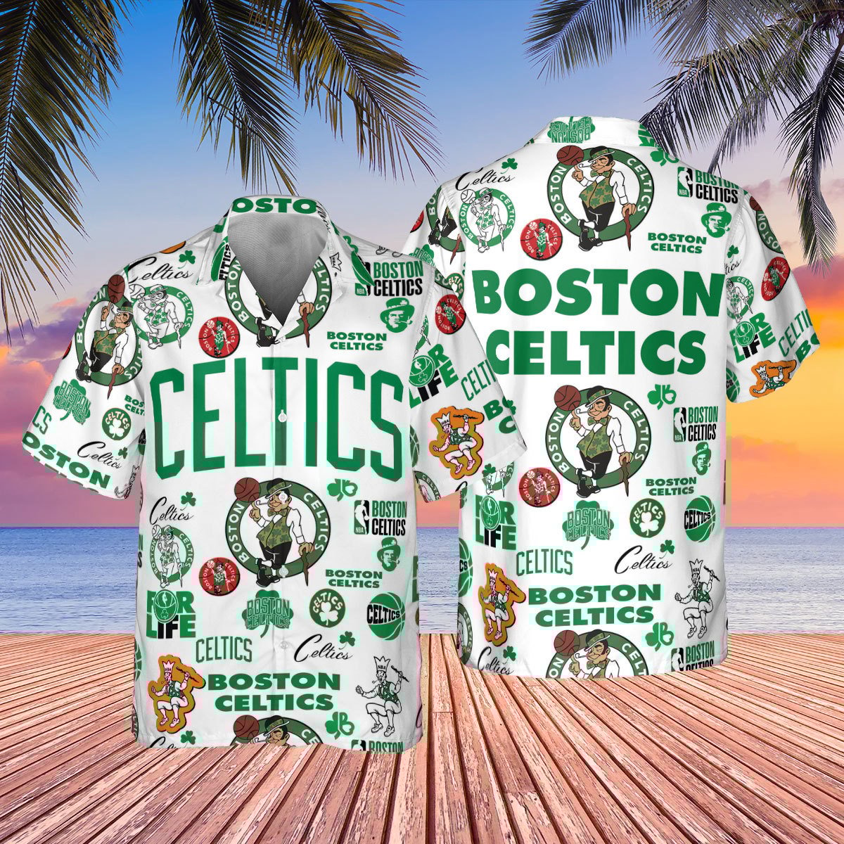 Boston Celtics Hawaiian Shirt V10