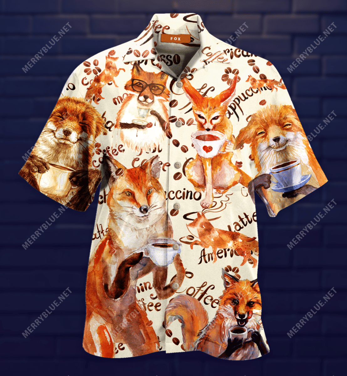 Shop From 1000 Unique Enjoy Coffee With Fox Hawaii Shirt Ha89169