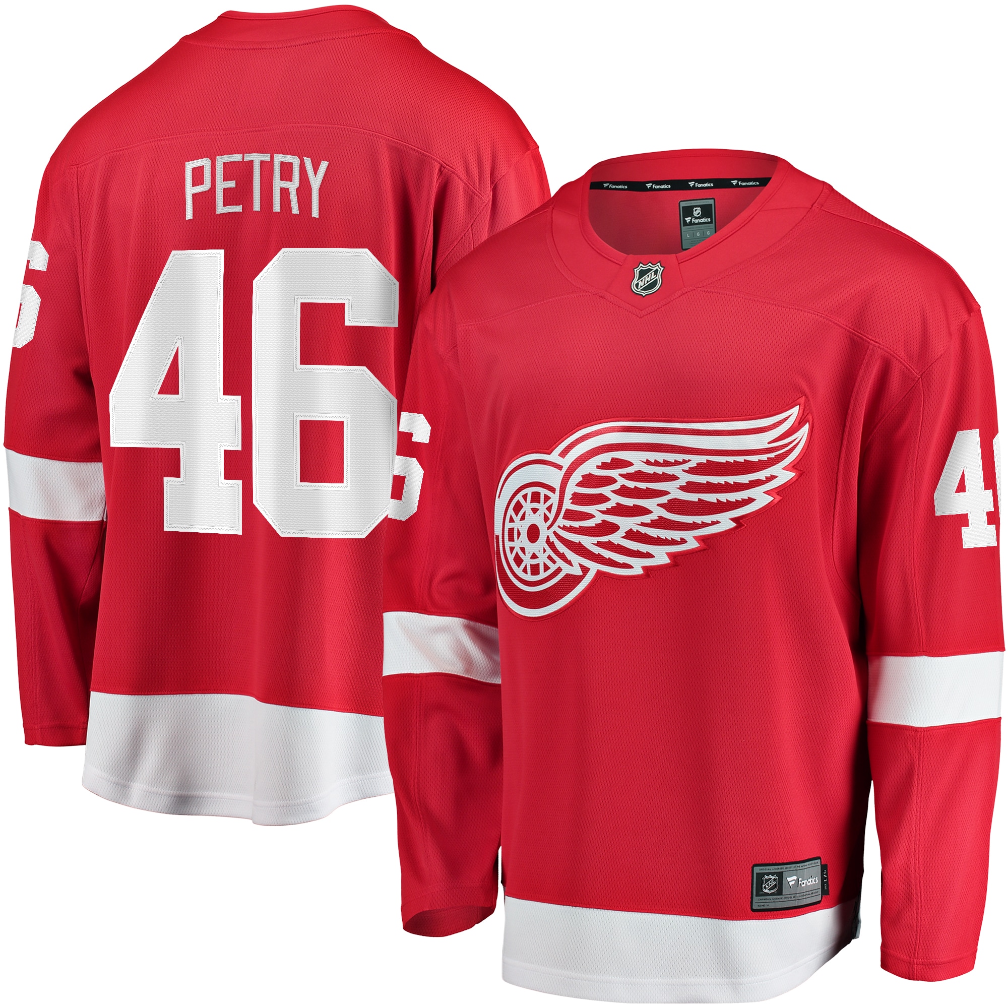 Jeff Petry Detroit Red Wings Branded Home Breakaway Jersey – Red