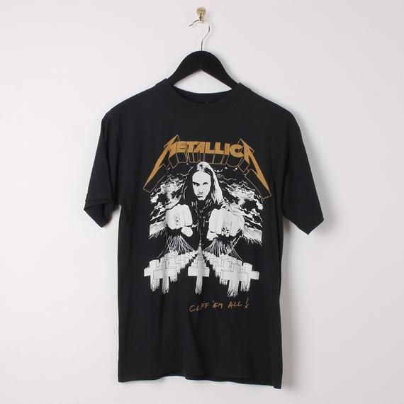 Vintage Metallica Black Small Graphic Shirt