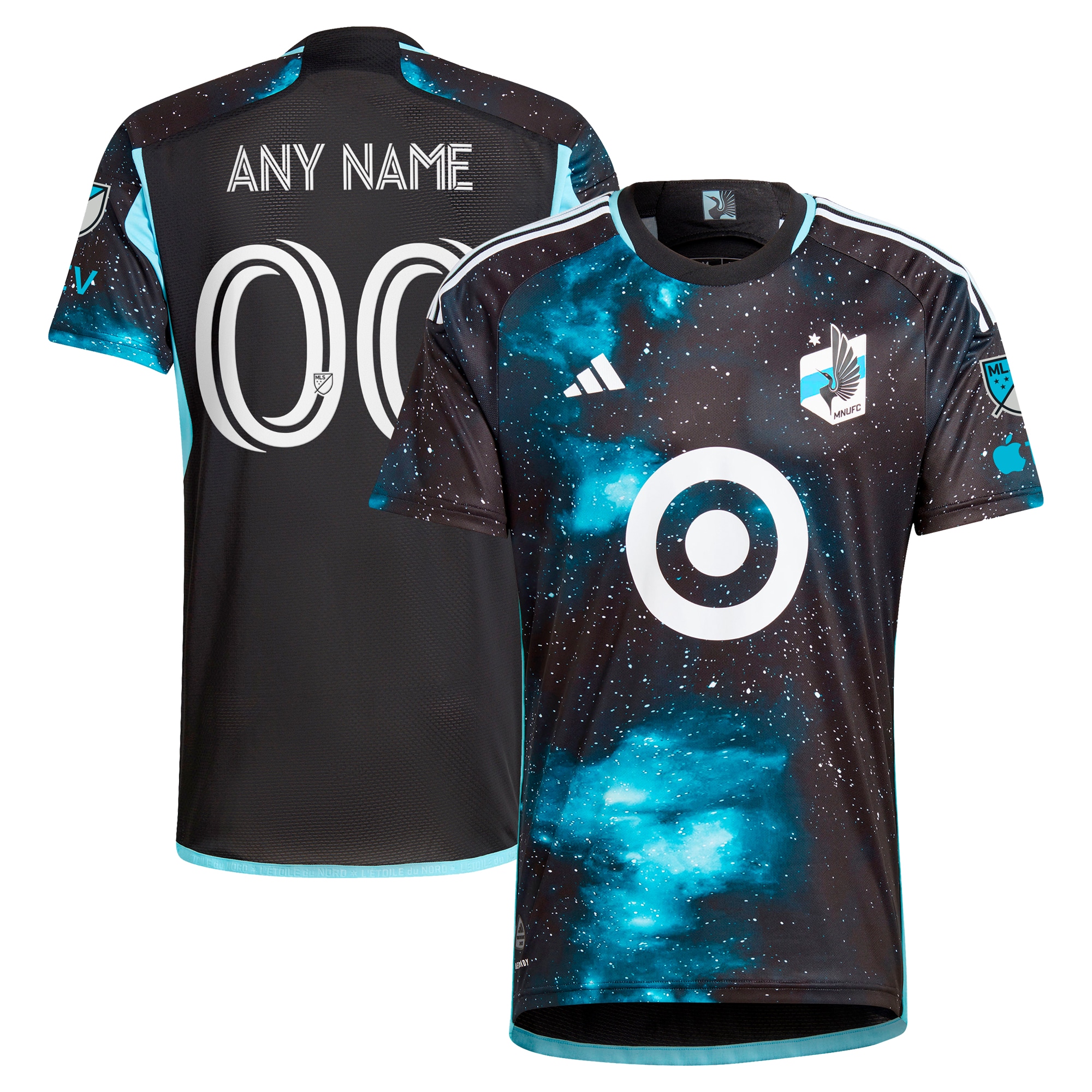 Minnesota United FC 2024 Starry Night Authentic Custom Jersey – Black