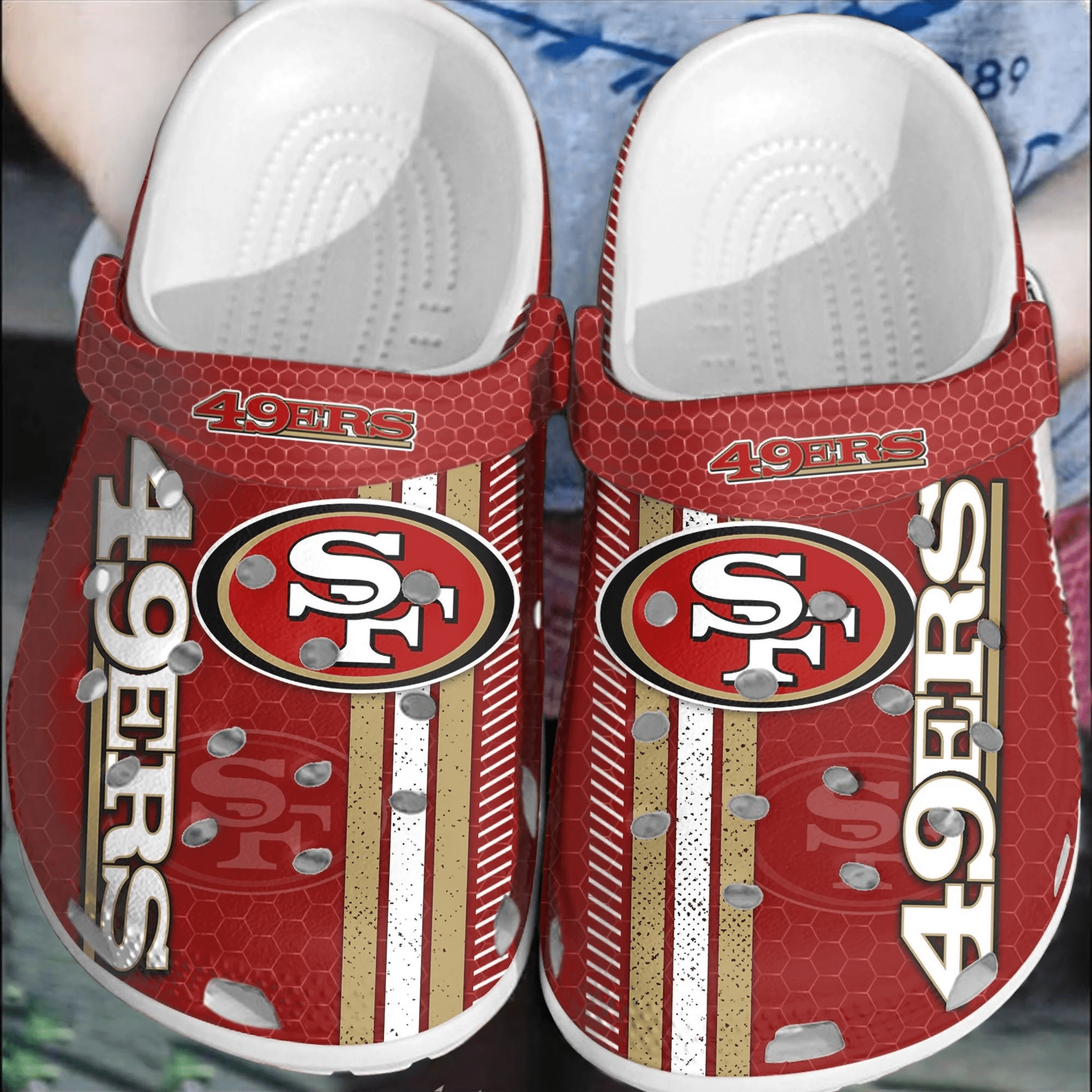 NFL San Francisco 49ers CrocssCrocband Shoes Clogs Comfortable For Men Women