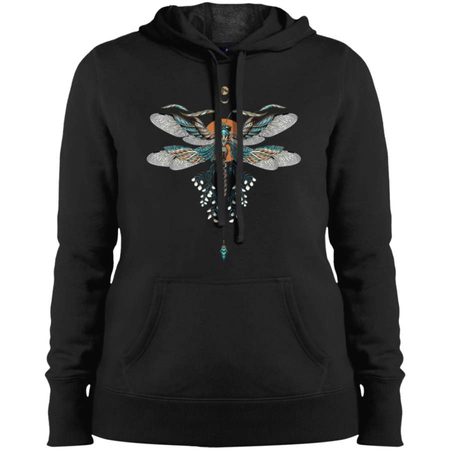 AGR Dragon Fly Tattoo Ladies’ Pullover Hooded Sweatshirt