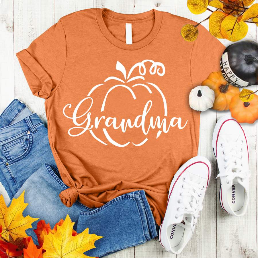 Personalized Grandma Pumpkin Shirt