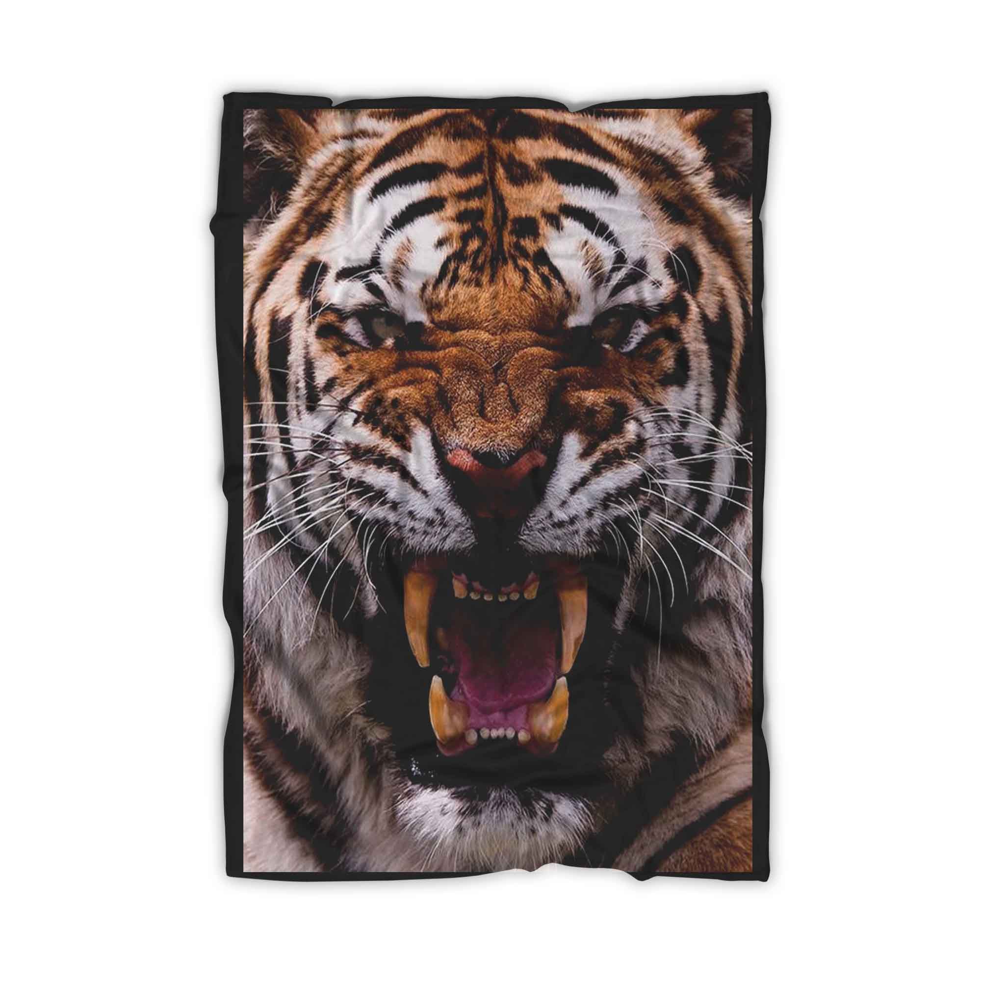 Angry Tiger Blanket