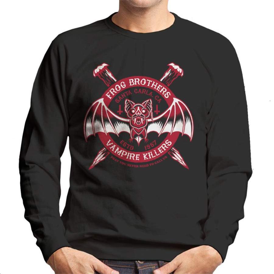 The Lost Boys Frog Brothers Vampire Killers Red Men’s Sweatshirt