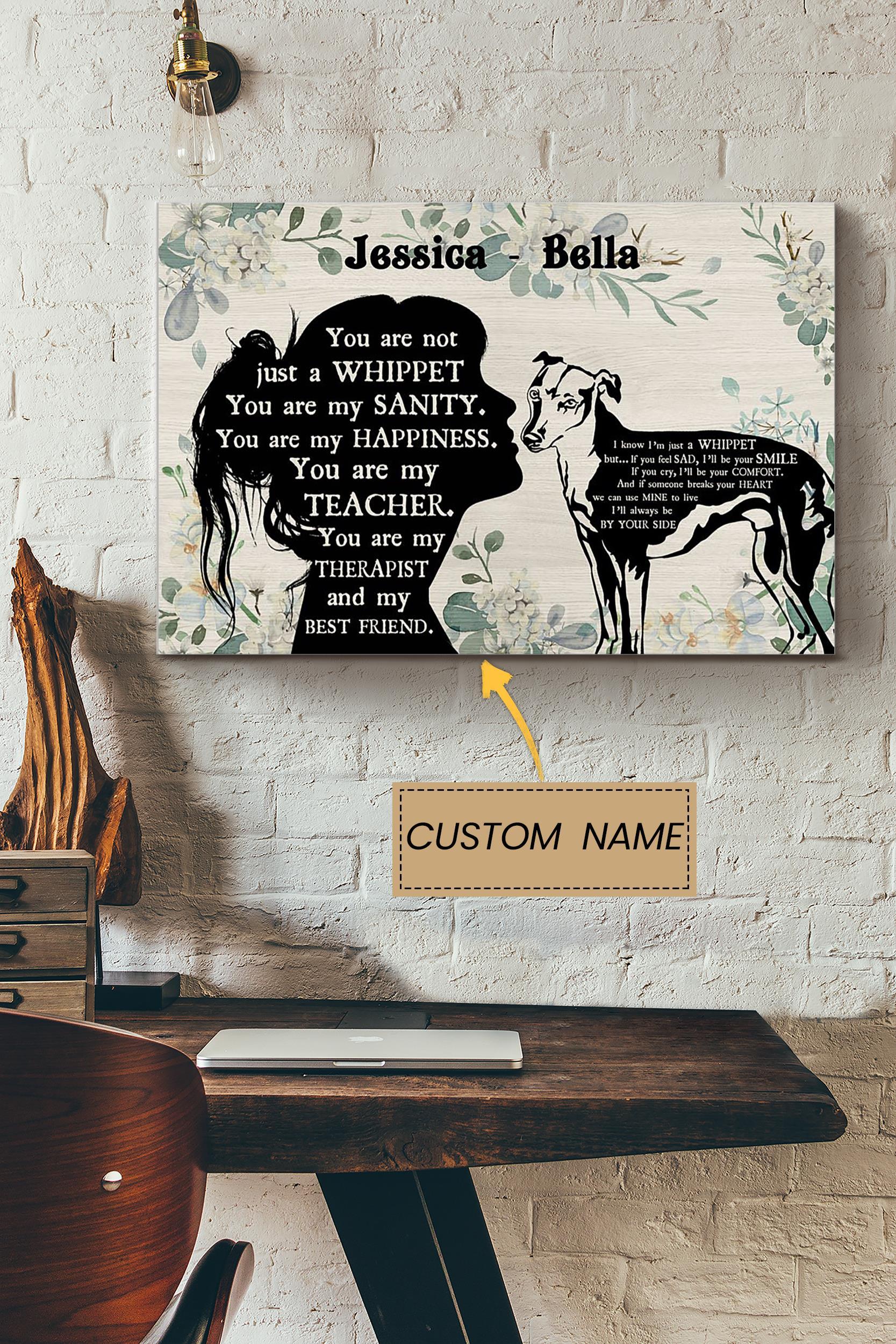 You Are Not Just A Whippet Personalized Poster – Animal Wall Art – Gift For Dog Lover Dog Foster Puppy Fan Poster