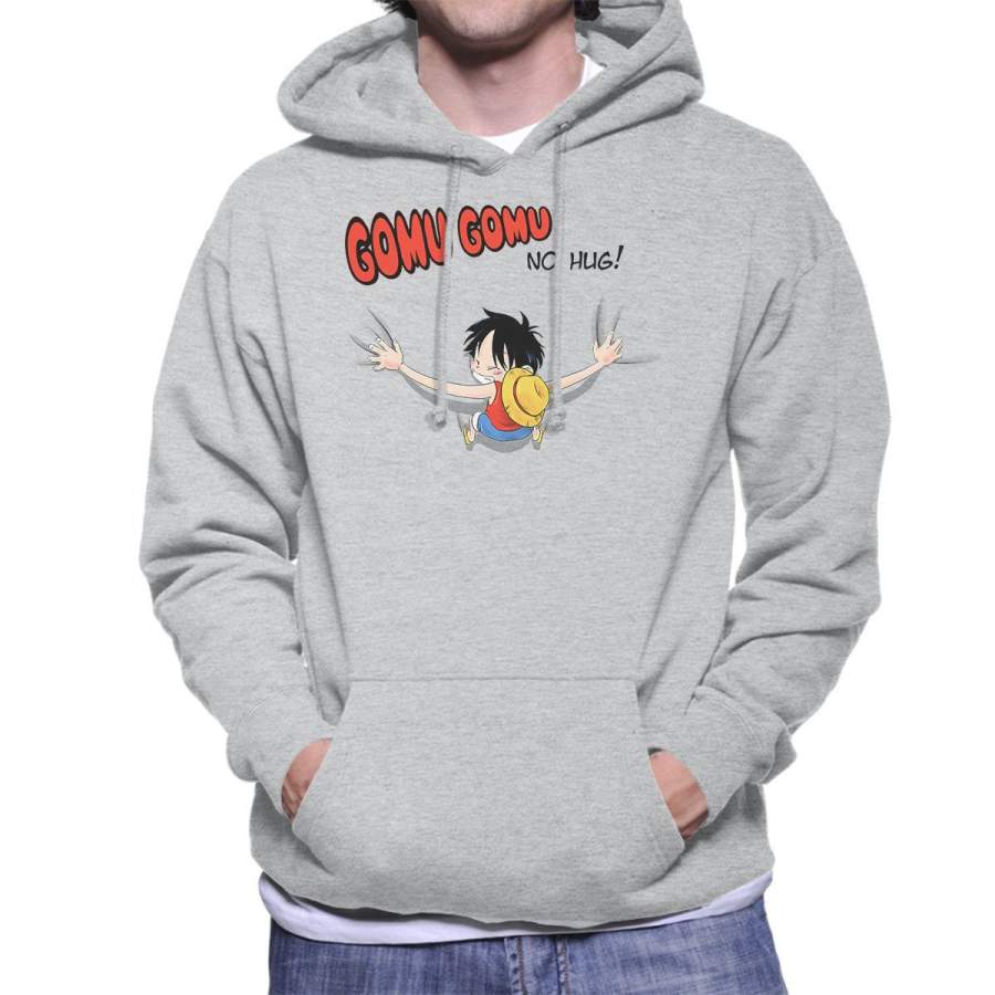 Gomu Gomu No Hug Luffy One Piece Men’s Hooded Sweatshirt