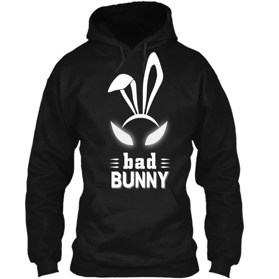 Bad Bunny Custom T Shirt Cute and funny bunny Easter bunny Pullover Hoodie 8 oz