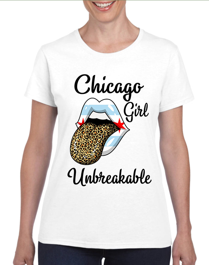 Chicago Girl Unbreakable Leopard T Shirt