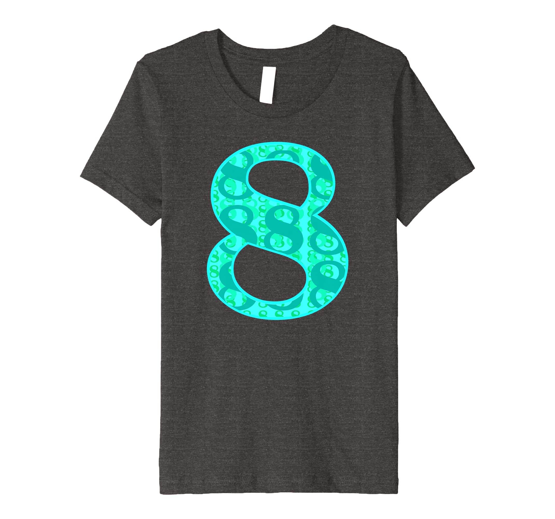 Number #8 Shirt, Girls 8Th Bday Party 8 Years Old Gift