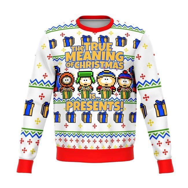 SOUTHPARK PRESENTS PREMIUM UGLY CHRISTMAS SWEATER – AMAZING GIFT IDEA – THANKSGIVING GIFT