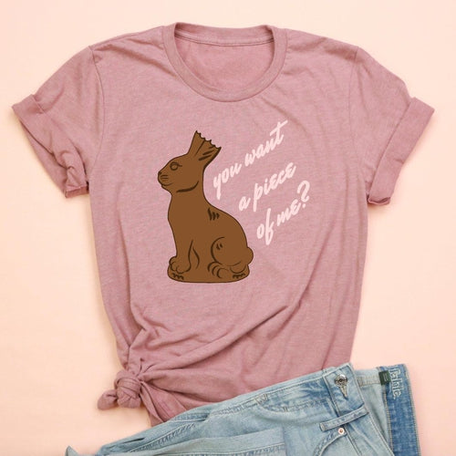 Piece Of Me Bunny Adult Unisex Tee