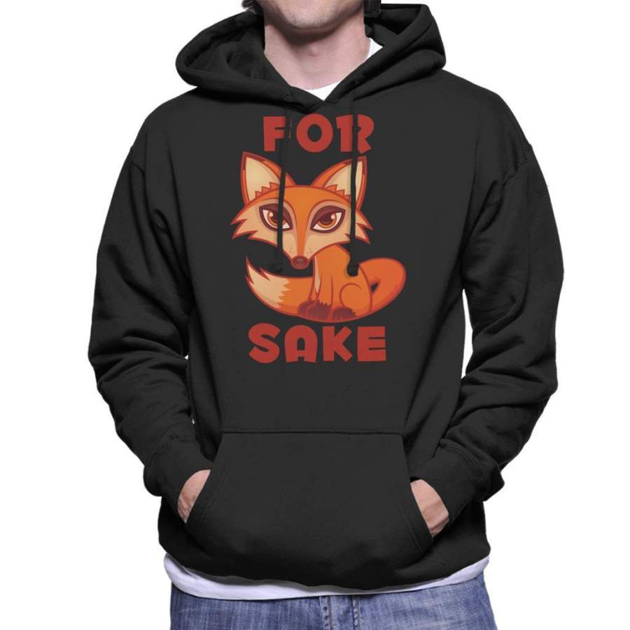 Cute For Fox Sake Men’s Hooded Sweatshirt