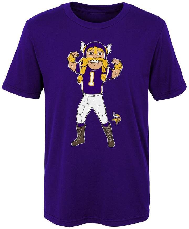 Outerstuff Preschool Purple Minnesota Vikings Standing Mascot Shirt