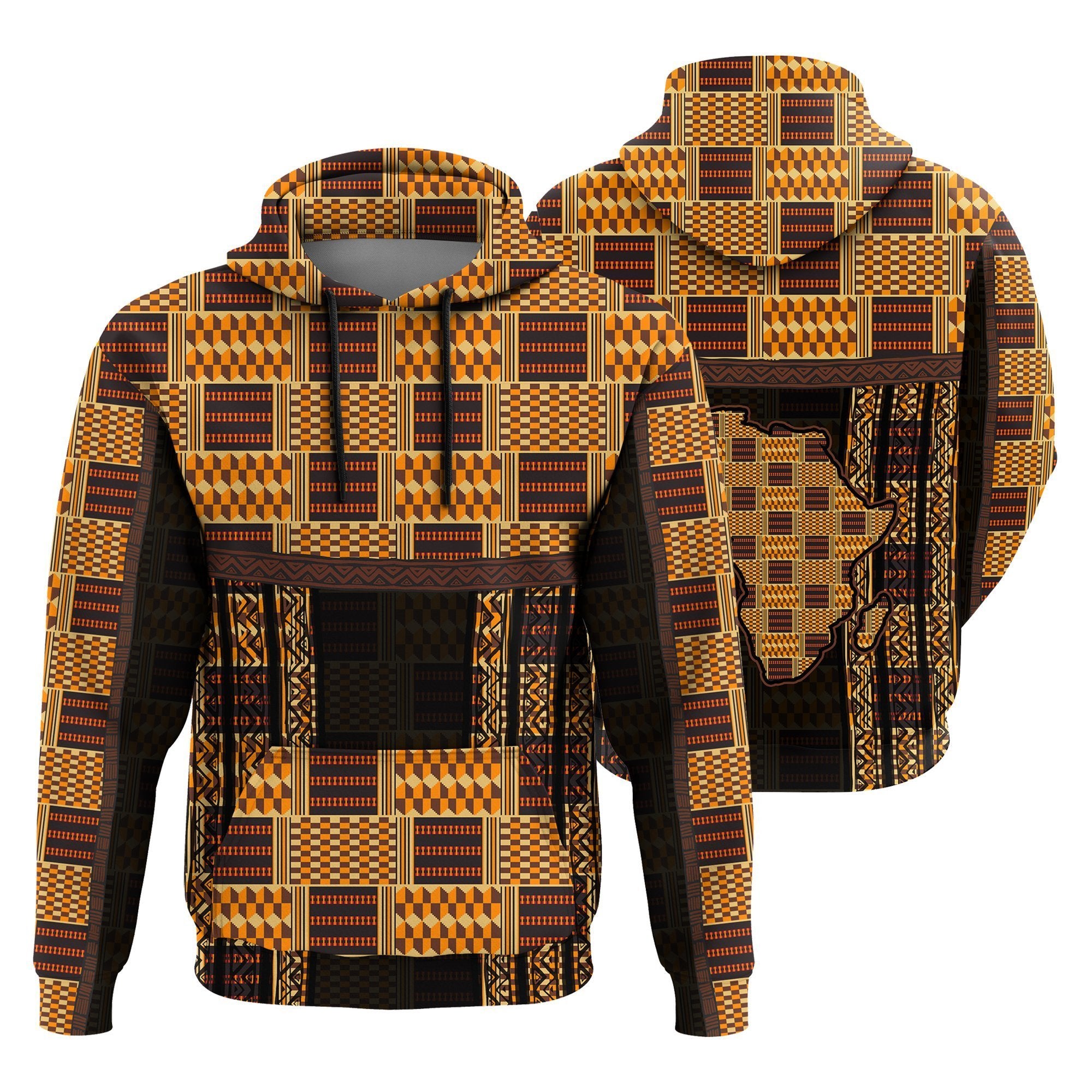 Greek Life Hoodie – Bonwire Style Kente Pullover