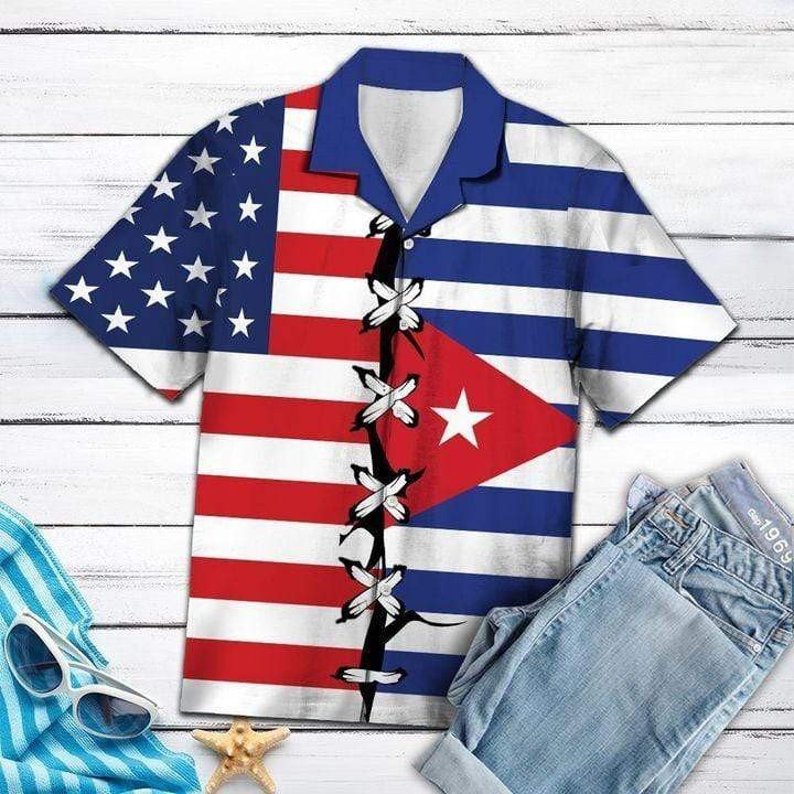 Cuba Root Flag Hawaii Shirt Unisex Adult Ha27911