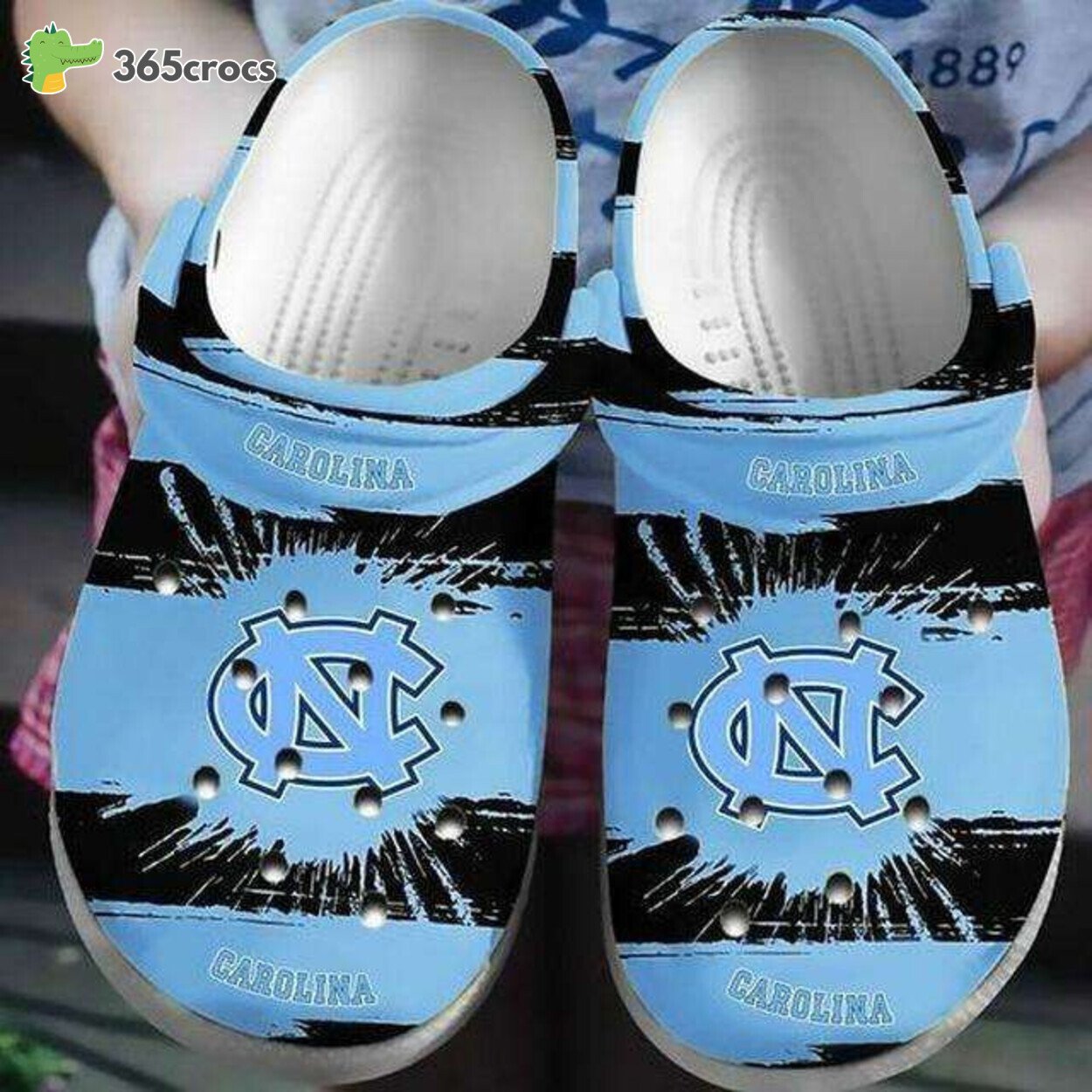 Celebrate Basketball Spirit North Carolina Tar Heels Clogs Footwear Design