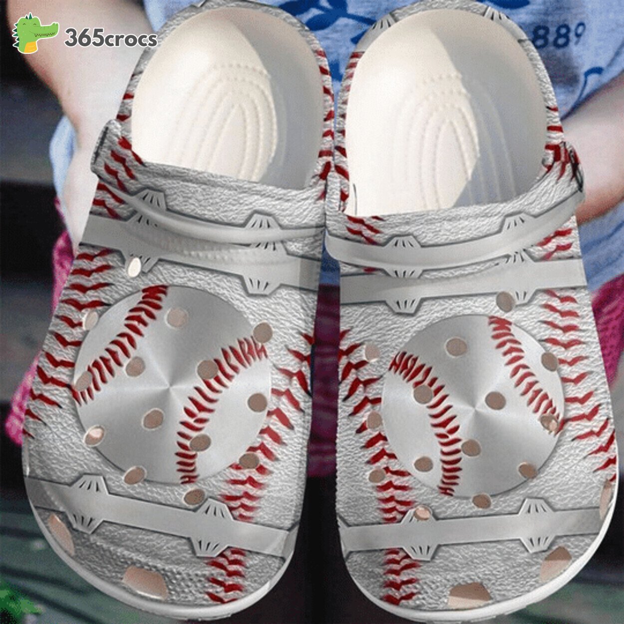 Celebrate Sports Cool Steel Baseball Inspired Comfort Clog Shoes