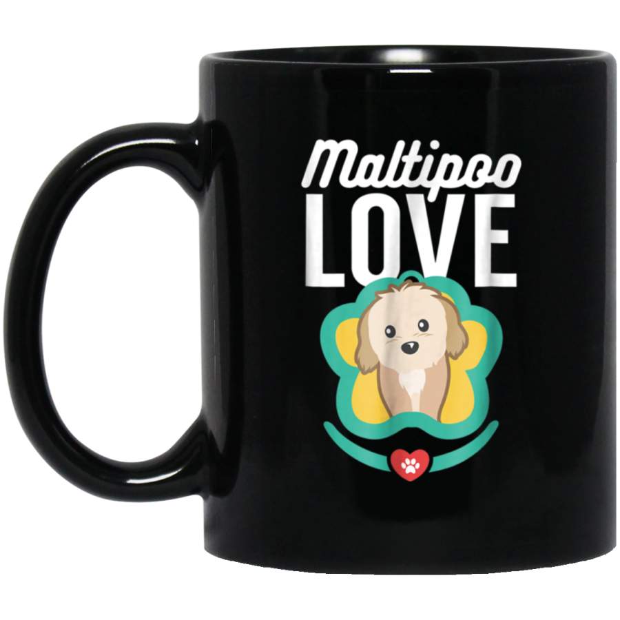 maltipoo T Mug dog puppy maltese poodle