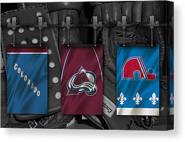 27 Colorado Avalanche Joe Hamilton Canvas Print