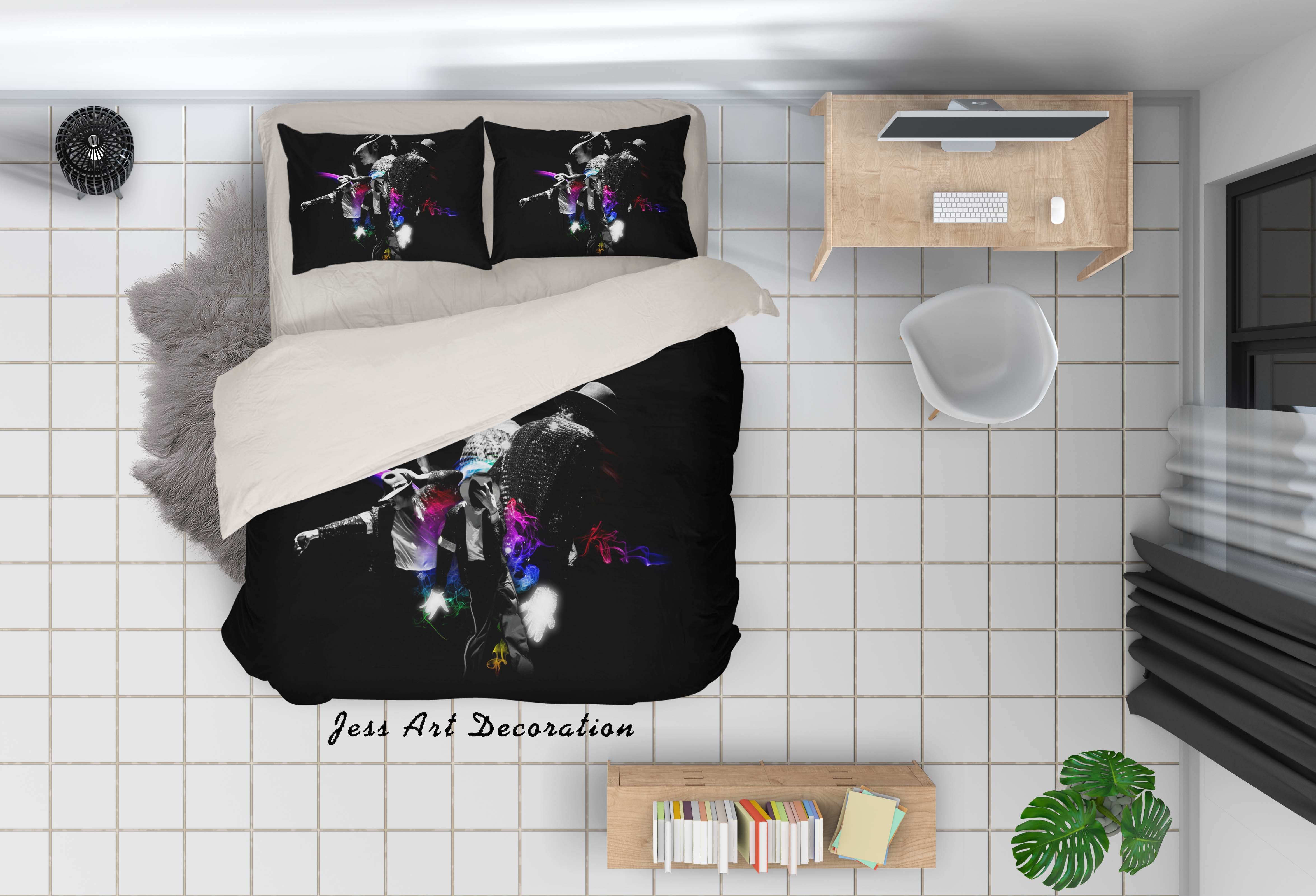 3D Michael Jackson Quilt Cover Set Bedding Set Pillowcases 99