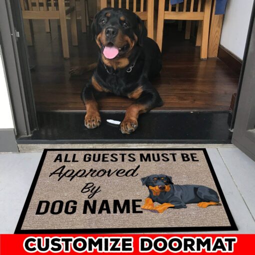 Rottweiler M289 Custom Doormat All Over Printed