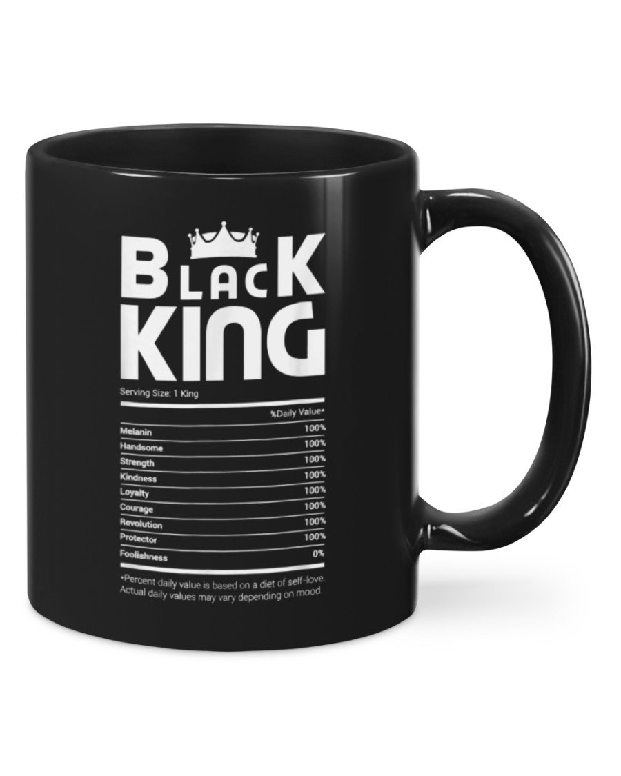 Black King Nutritional Facts African American Mugs