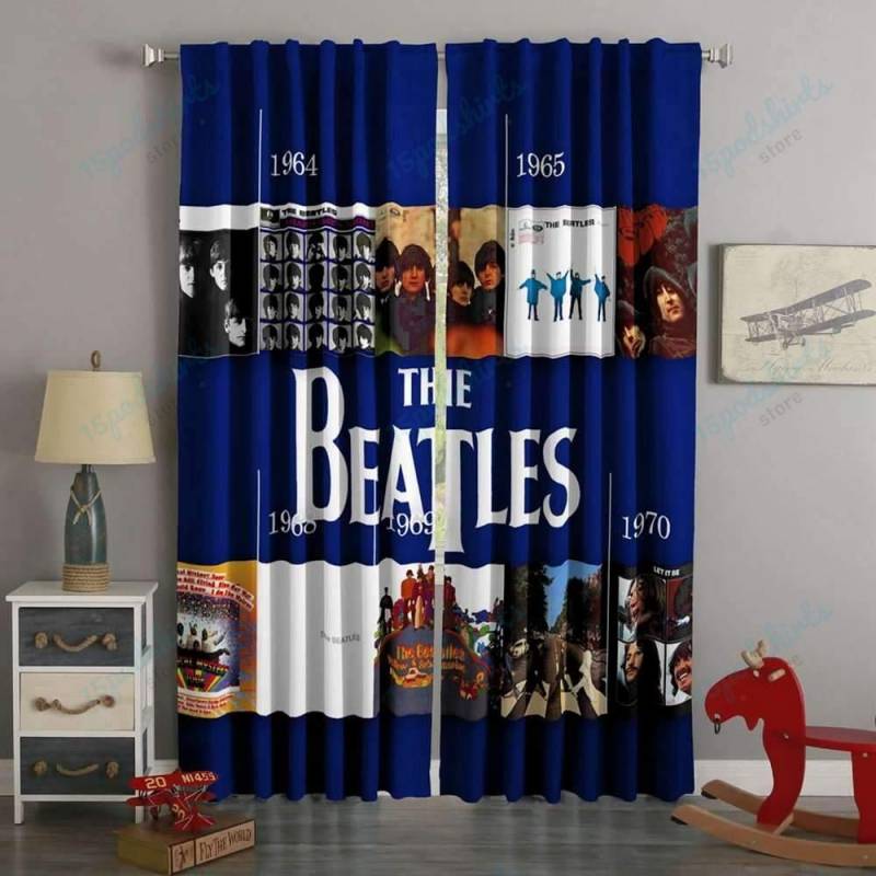 3D Printed The Beatles Style Custom Living Room Curtains