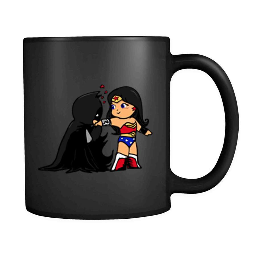 the knight and the princess batman and wonder woman 11oz Mug