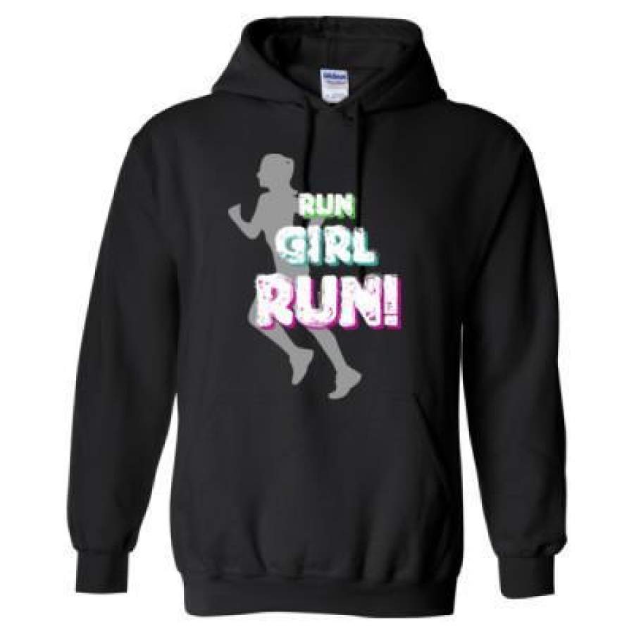 AGR Run Girl Run – Heavy Blend™ Hooded Sweatshirt