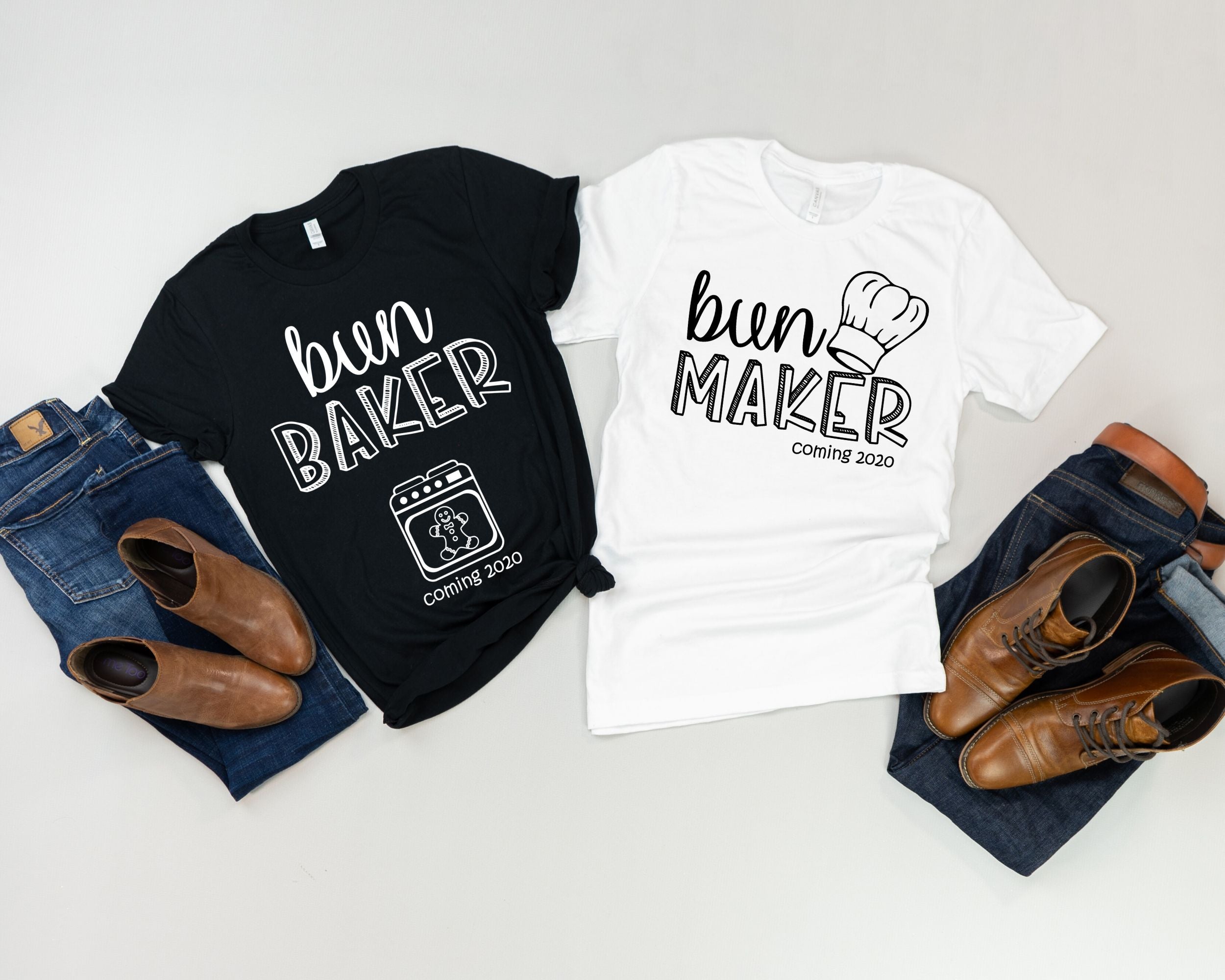 Bun Baker And Bun Maker New Dad Pregnancy Shirts