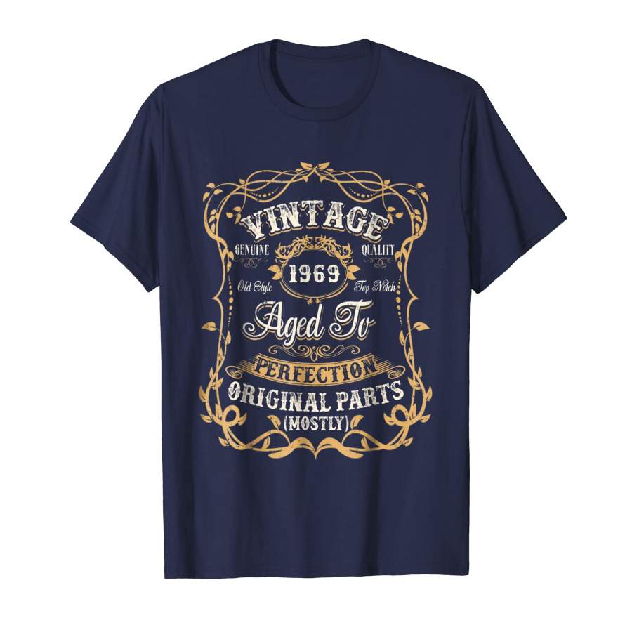 49th Birthday Gift Classic Vintage 1969 Shirt 49 Yrs Awesome