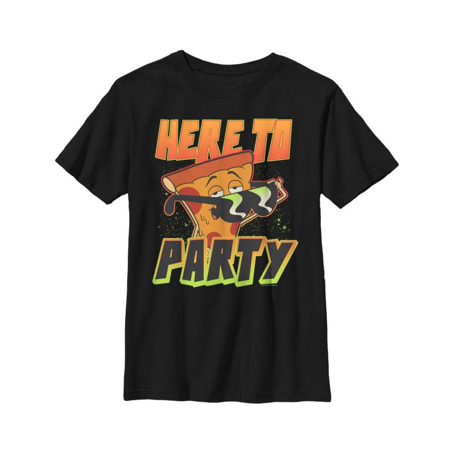 Uncle Grandpa Boy’s Pizza Steve Here to Party T-Shirt