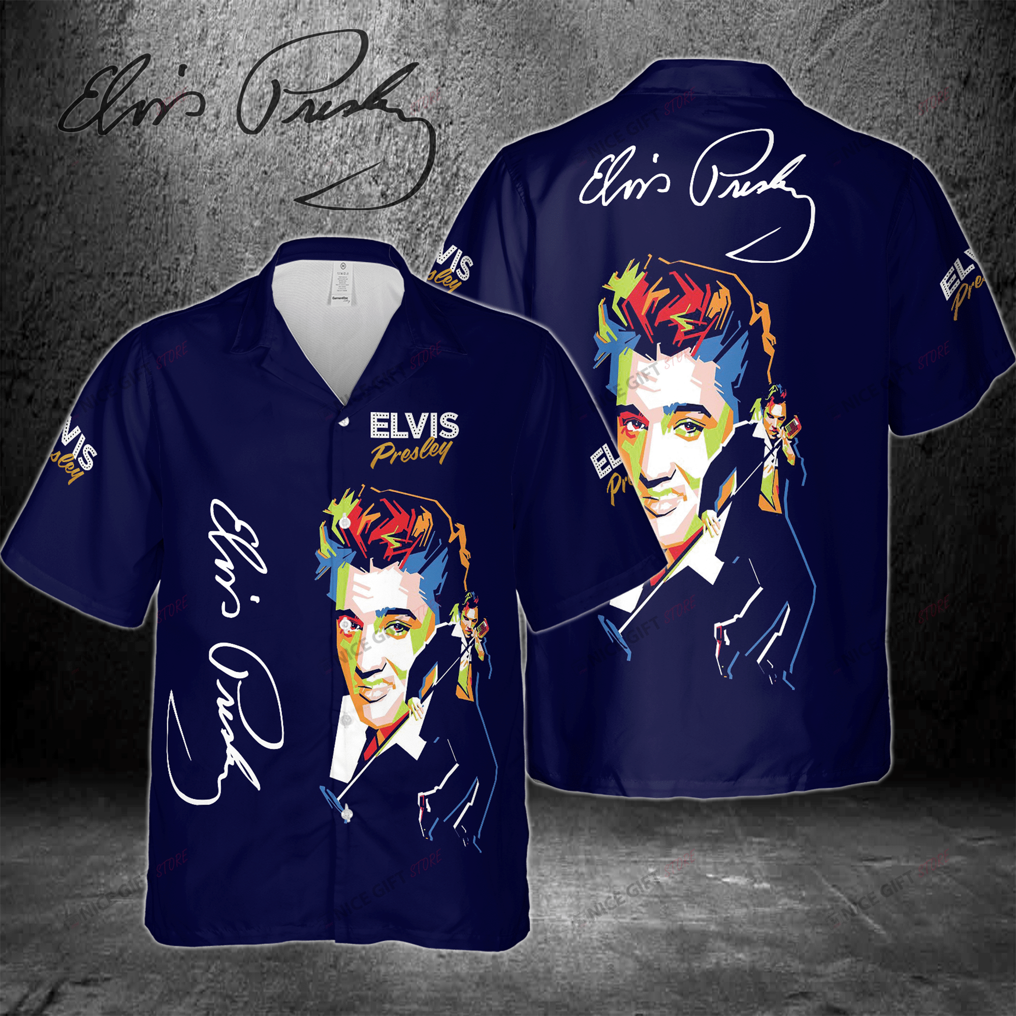 Elvis Presley Hawaiian 3D Shirt 3Hs-X8A1