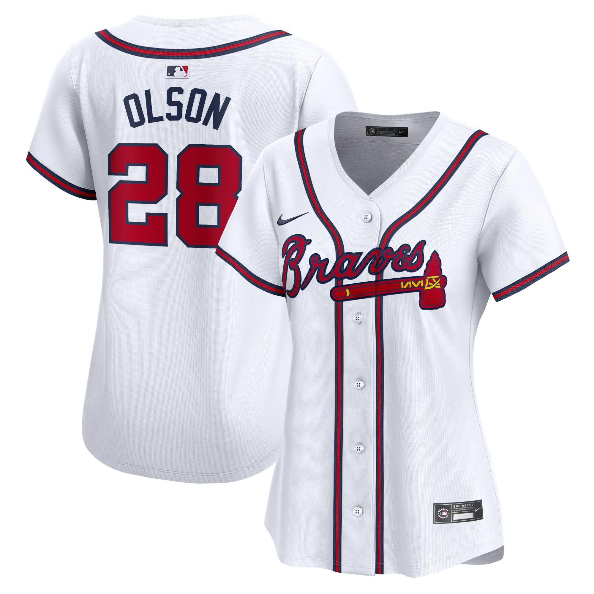 Matt Olson Atlanta Braves Women's Home Limited Player Jersey – White