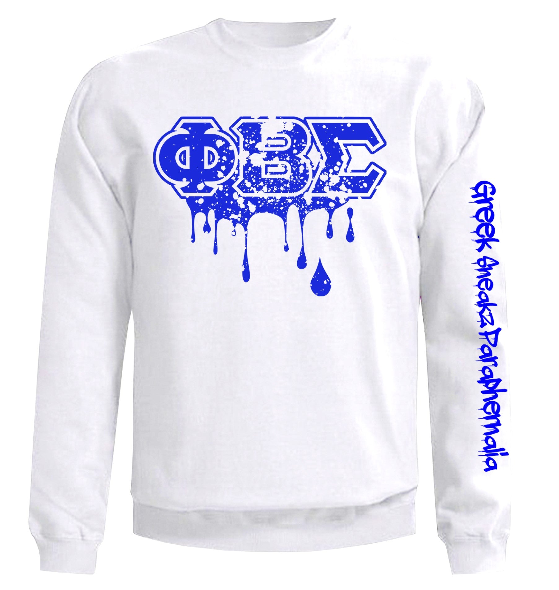 Phi Beta Sigma Splatter Drip Sweatshirt