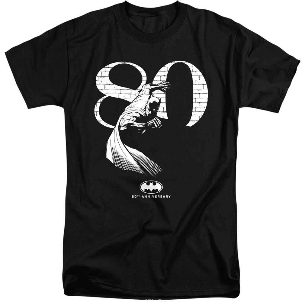 Batman 80 Wall Mens Tall T Shirt Black