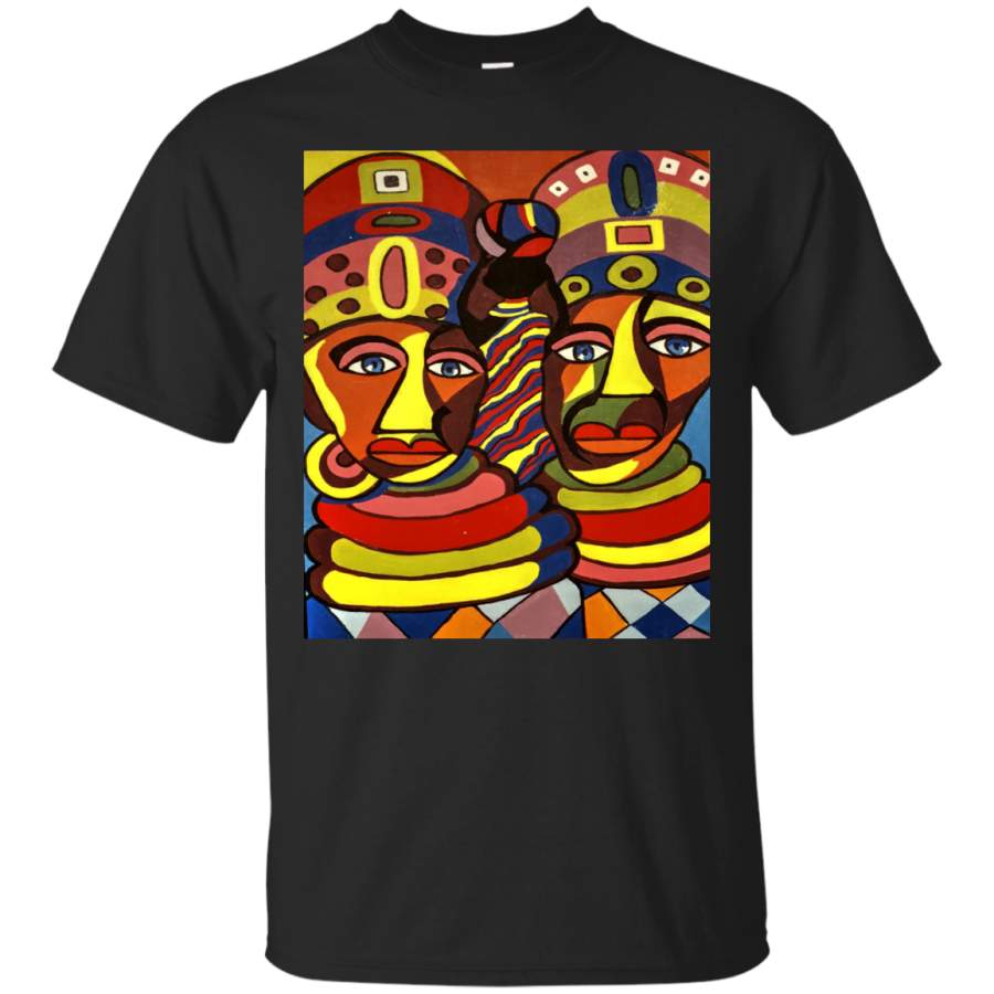 ABSTRACT – African Traditional Tribal Women Abstract Art Canvas Painting T Shirt & Hoodie