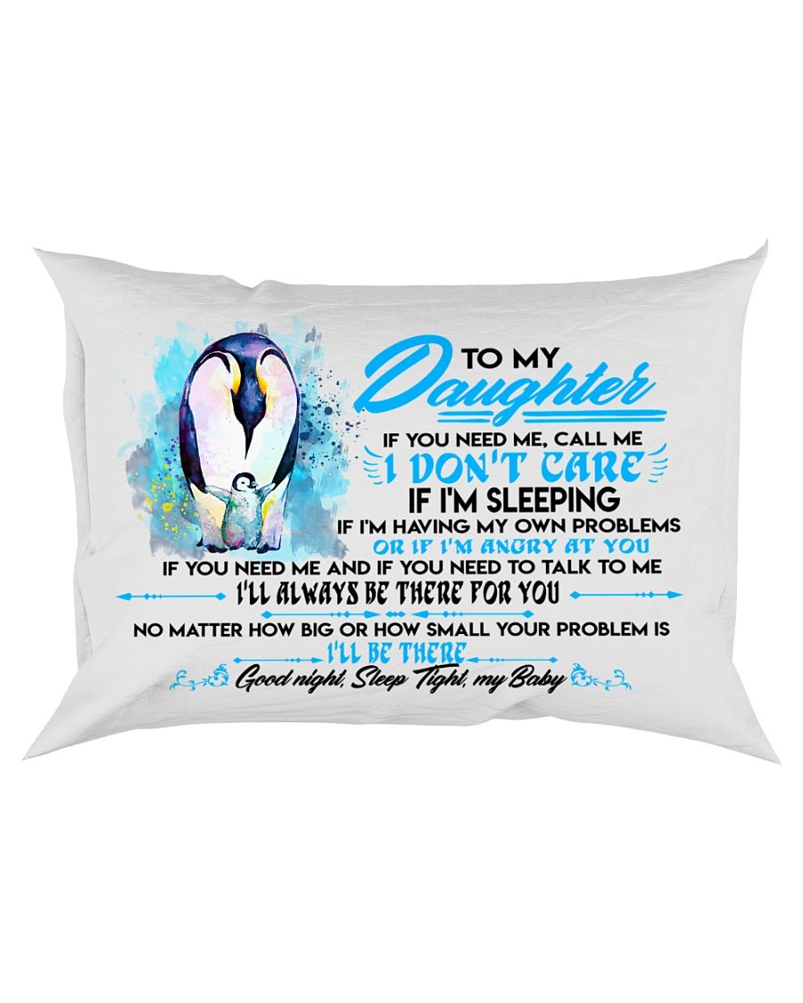 I Don’T Care If I’M Sleeping Penguin Pillowcase