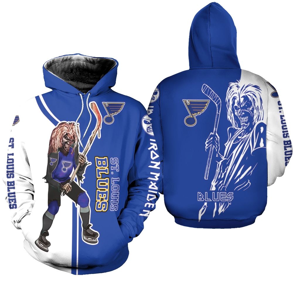 St. Louis Blues And Zombie For Fans Hoodie