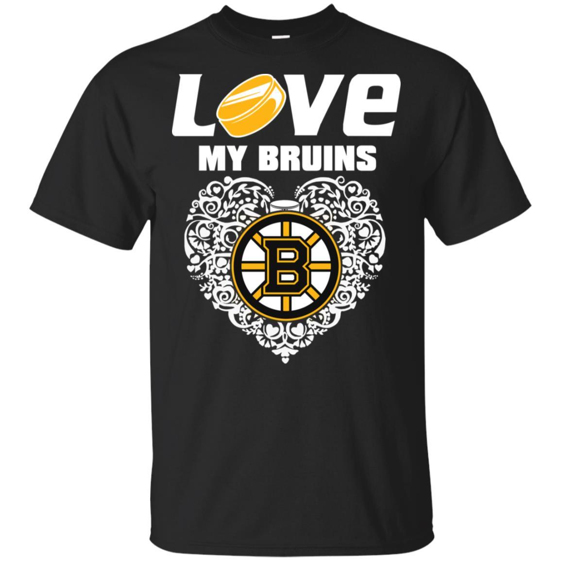 I Love My Teams Boston Bruins T Shirt