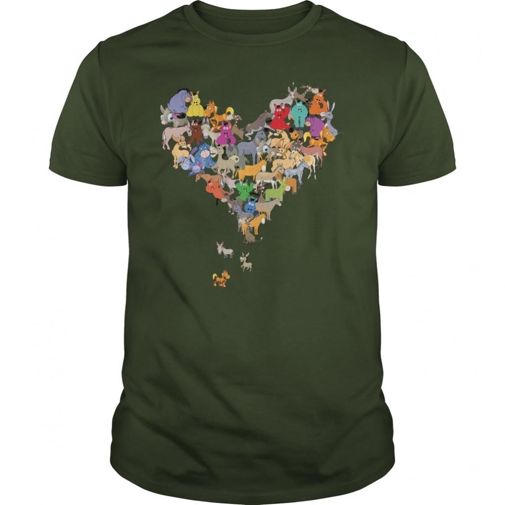 Animal Heart Donkey Guys Tee 897507269